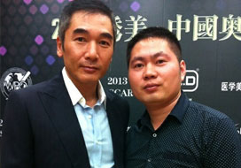 广州美狮贵宾会与明星合影