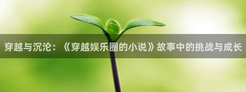 ms美狮贵宾会：穿越与沉沦：《穿越娱乐圈的小说》故事中的挑战与成长