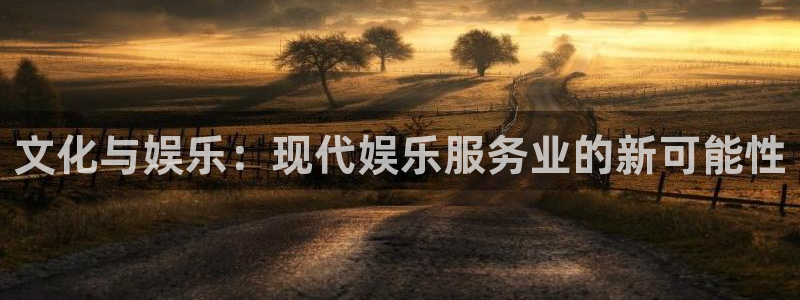 美狮贵宾会0923344：文化与娱乐：现代娱乐服务业的新可能性